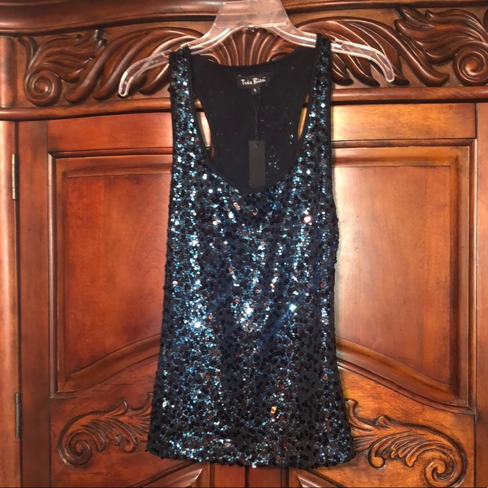 New Tres Bien Sequin Tank Top